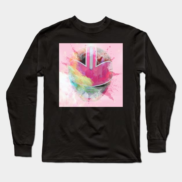 TIME FORCE PINK RANGER IS THE GOAT PRTF Long Sleeve T-Shirt by TSOL Games